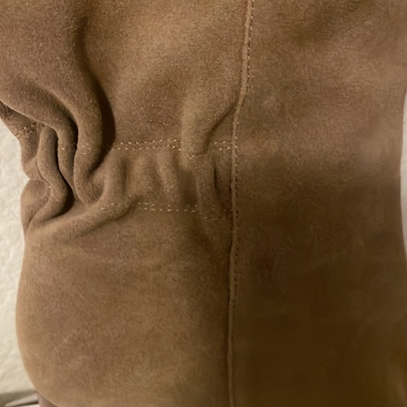 Mid calf suede wedge sole society boots size 8 - Picture 2 of 9